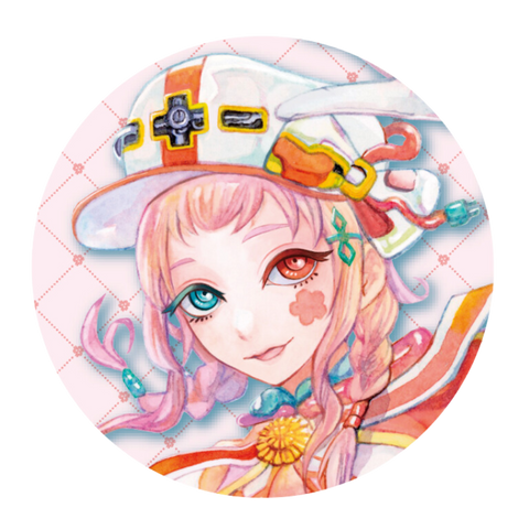 1周年記念缶バッジ