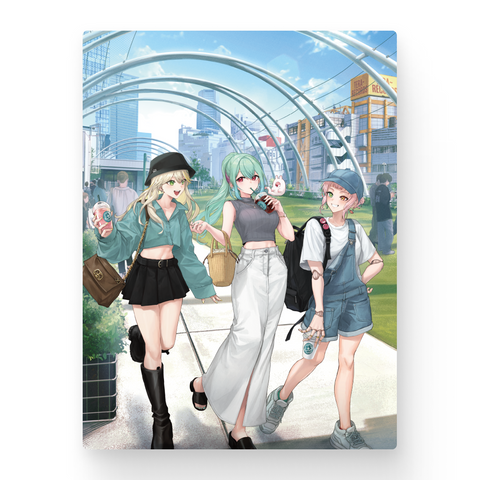 【再販】【てらめたる学園】キービジュアルアクリルボード B