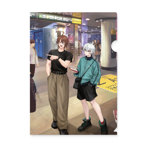 【再販】てらめたる学園】クリアファイル C