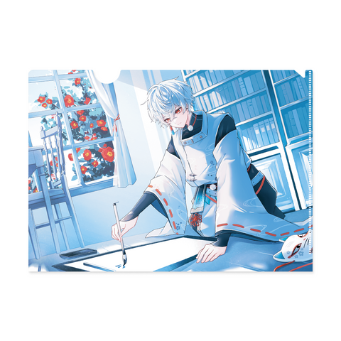 【狐灯魂文字麿誕生日グッズ】クリアファイル